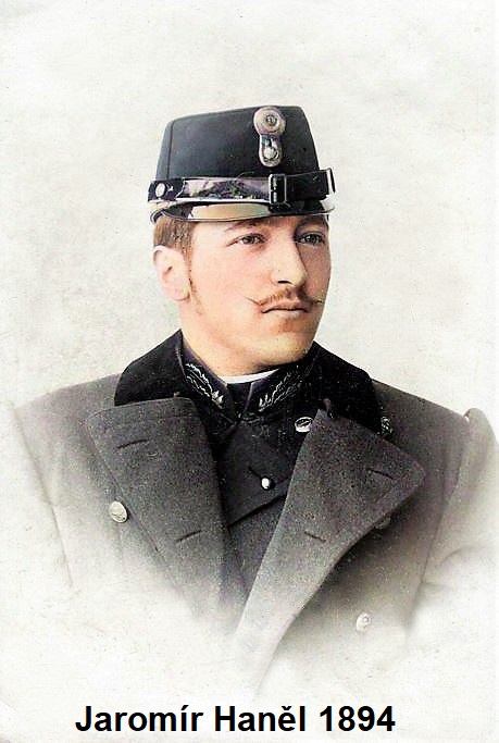 J. Haněl 1894 na studiích